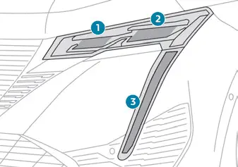 Peugeot 308. Front lamps