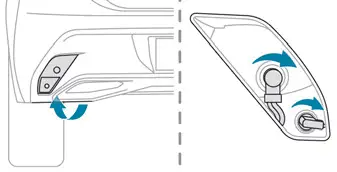 Peugeot 308. Rear lamps