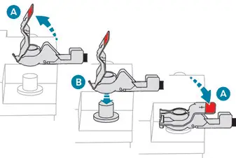 Peugeot 308. Reconnecting the (+) terminal
