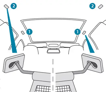 Peugeot 308. High load retaining net (SW)