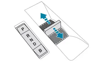 Peugeot 308. Push selectorv