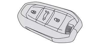 Peugeot 308. Remote control function