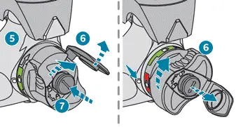 Peugeot 308. Removing the towball