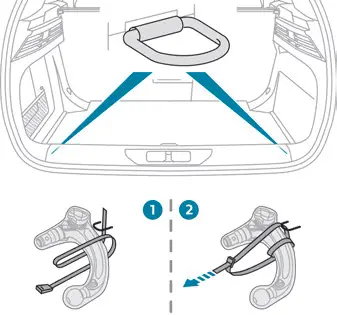 Peugeot 308. Storage