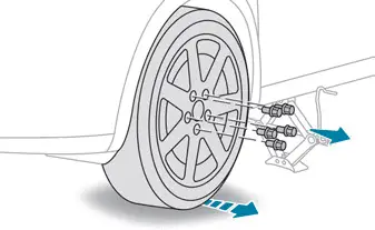 Peugeot 308. Wheel with wheel trim