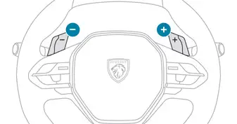 Peugeot 308. Steering-mounted controls