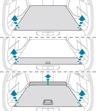 Peugeot 308. Accessing the tool kit