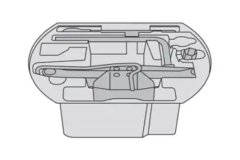 Peugeot 308. With spare wheel