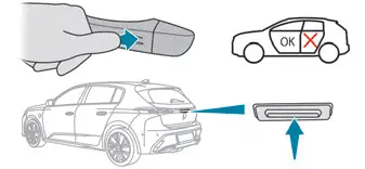 Peugeot 308. Unlocking the vehicle